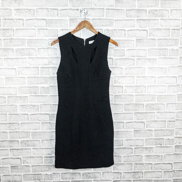 CLAUDIE PIERLOT textured sleeveless FAFFINEE Dress in Black Women's size 38 - Picture 10 of 10